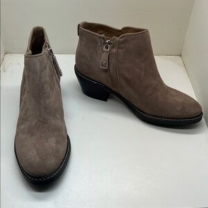 Sam Edelman Pryce Suede Leather Waterproof Ankle Boots Booties 6